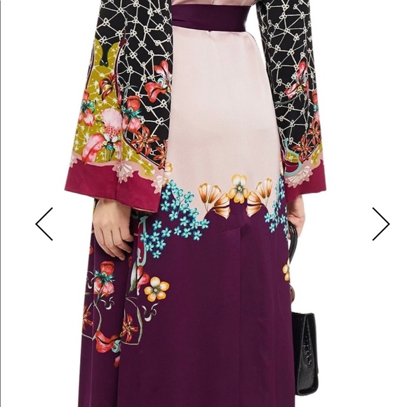 Etro Satin Kimono (grape) - Picture 4 of 5
